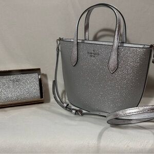 Gorgeous Kate Spade Glitter Crossbody and Wallet Holiday Set! BNWT! BNIB!
